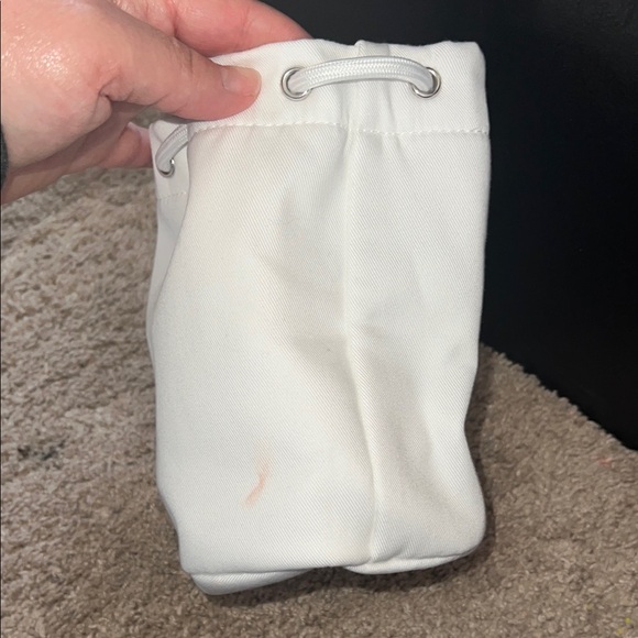 White Drawstring Pouch - Picture 4 of 6